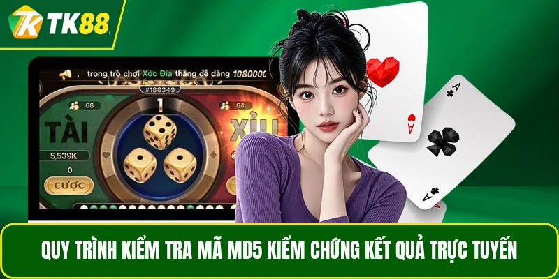 Quy trình kiểm tra mã MD5 kiểm chứng kết quả trực tuyến Quy trình kiểm tra mã MD5 kiểm chứng kết quả trực tuyến